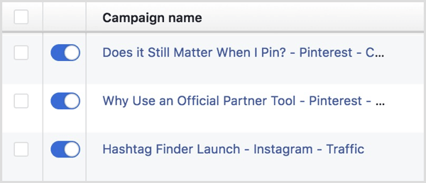 „facebook“ skelbimų kampanijos pavadinimų suteikimo tvarka