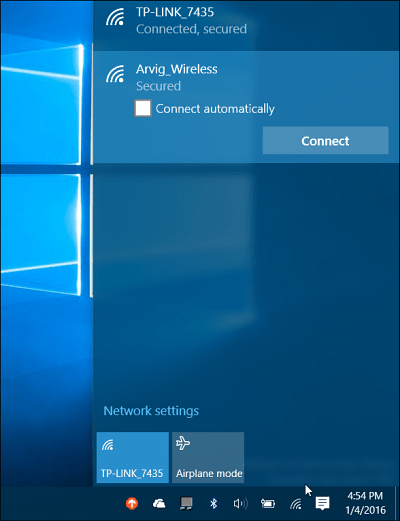 Tinklo „Windows 10“