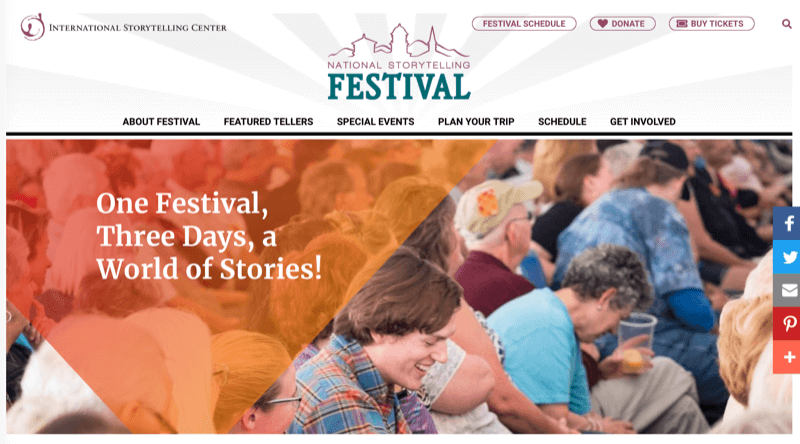 Nacionalinio pasakojimų festivalio svetainė