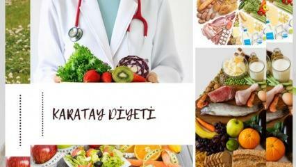 Kas yra „Karatay“ dieta, kaip ji daroma? Sveika ir greitai mesti svorį Karatay dieta