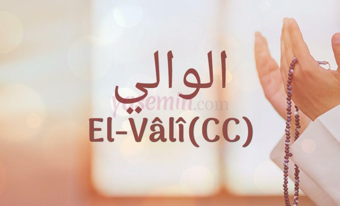 Ką reiškia Al-Vali (c.c) iš Esma-ul Husna? Kokios yra al-Vali (c.c) dorybės?