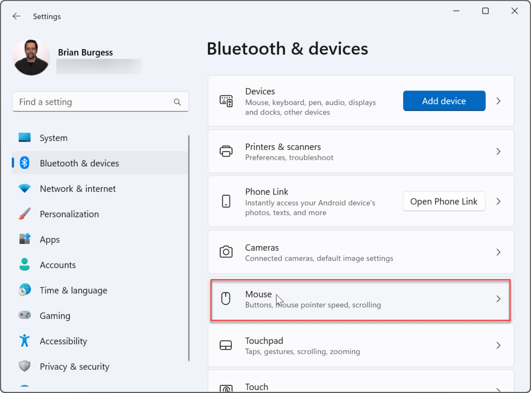 „Bluetooth“ ir įrenginių pelė