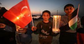 Palestinos vaikų Turkijos įvykis, kuris sujaudina Turkiją! „Tavo žaizda yra mūsų žaizda“