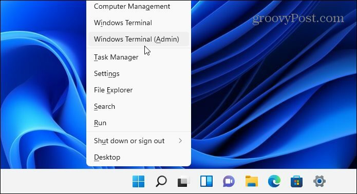 „Windows“ terminalo administratoriaus pataisymas ntoskrnl.exe bsod windows 11