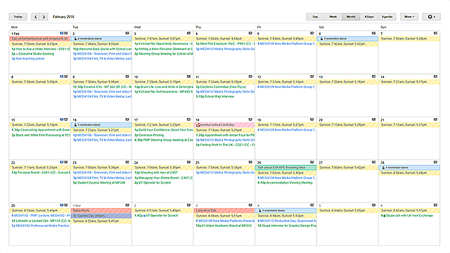 „google“ kalendorius ical suplanuoti renginiai tvarko universiteto studentų kalendorius