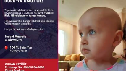 'Tikiuosi, Duru!' Pradėta vyriausybės patvirtinta pagalbos kampanija vėžiu sergančiam pacientui Duru Eryiğit