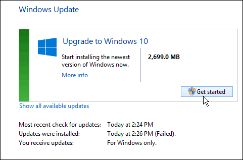 „Windows 10“ parengta