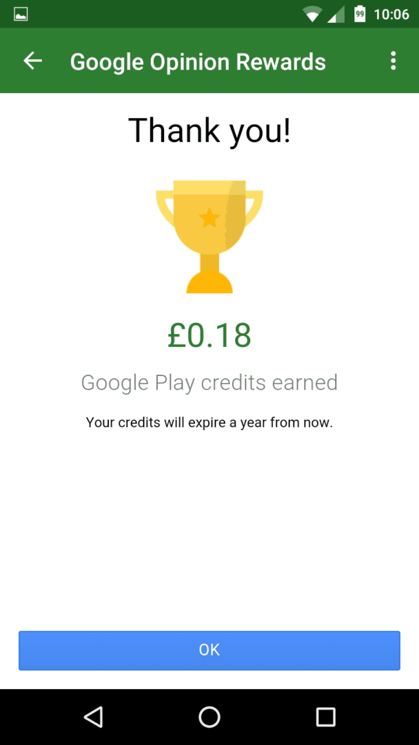 „Google Rewards“ (06) „Google Play“ kreditų nemokamų programų parduotuvė muzikos televizija rodo filmai komiksai „Android“ nuomonių apdovanojimai apklausos uždirbti vietos kreditai baigiasi