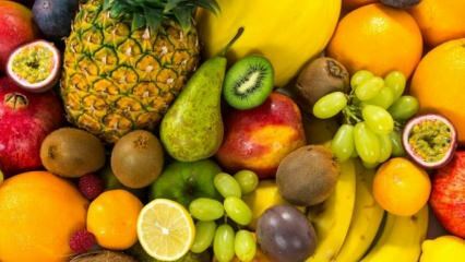Kurius vaisius reikia suvalgyti per mėnesį?
