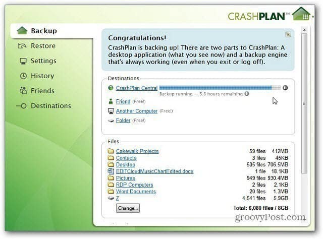 „CrashPlan Online Backup Service“ juodojo penktadienio pasiūlymas