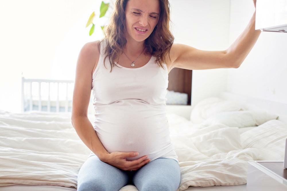 dujų skausmas nėštumo metu