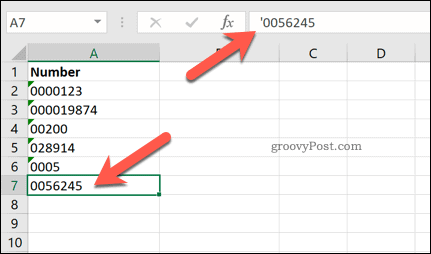 Pagrindinio apostrofo pridėjimas „Excel“