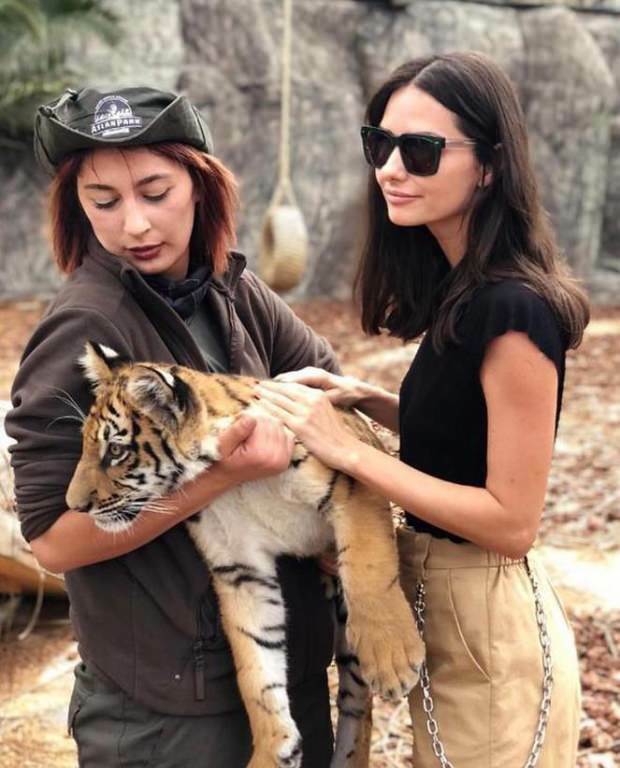Garsi aktorė Yasemina Özilhan apėmė laukinę gamtą