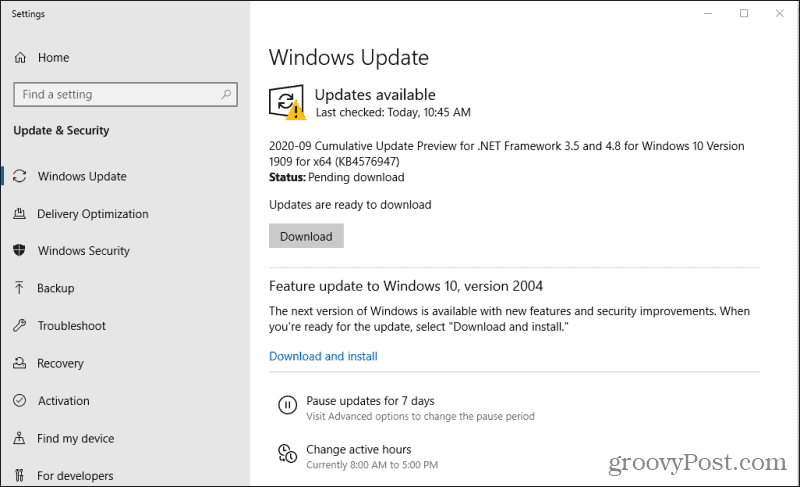„Windows“ atnaujinimai