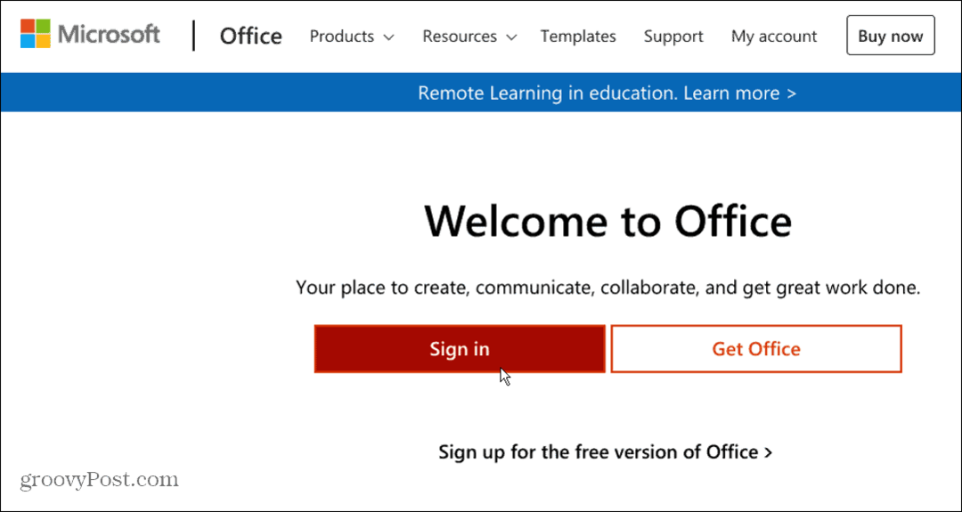 „Office-dot-com“ naudokite „Microsoft Office“ „Chromebook“.