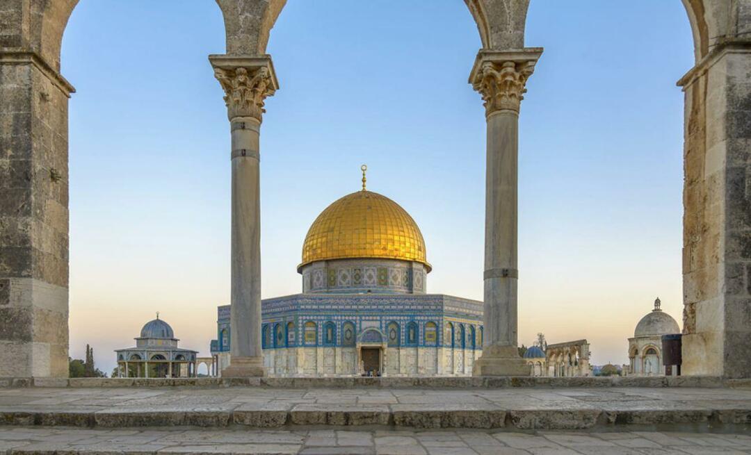 Kur yra Jeruzalė? Kodėl Jeruzalė svarbi? Kodėl Masjid al-Aqsa tokia svarbi?
