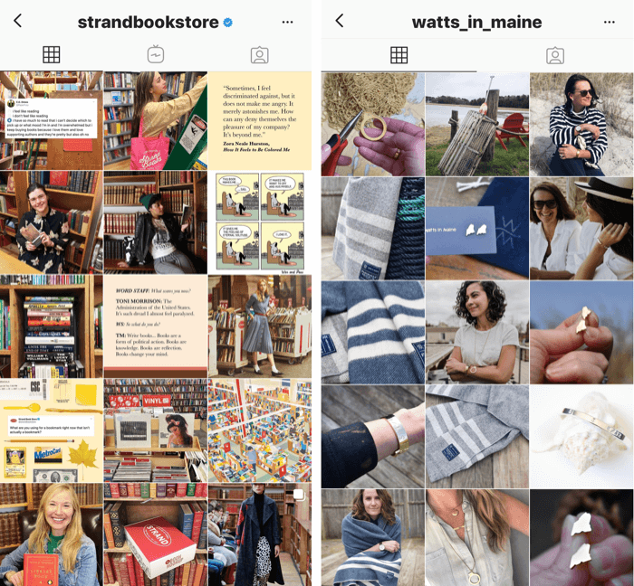 du „Instagram“ profiliai su mėlynos ir geltonos spalvos filtrais