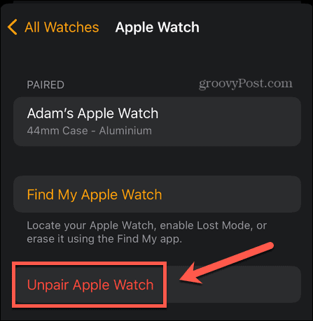 „Apple Watch“ atsiejimas