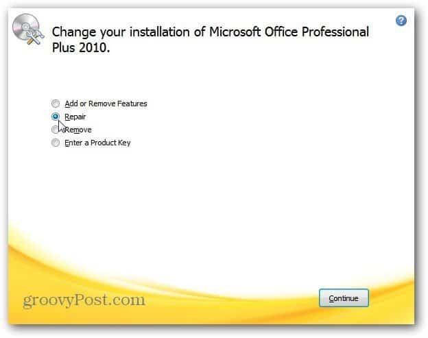 „Microsoft Office“: diagnozuokite problemas ir pataisykite programas, kurios sugenda