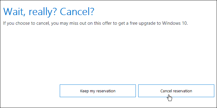 Kaip atšaukti „Windows 10“ naujinimo rezervaciją