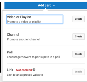 Norėdami pratęsti kanalo žiūrėjimo laiką, naudokite „YouTube“ korteles.