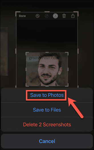 iphone išsaugoti nuotraukose