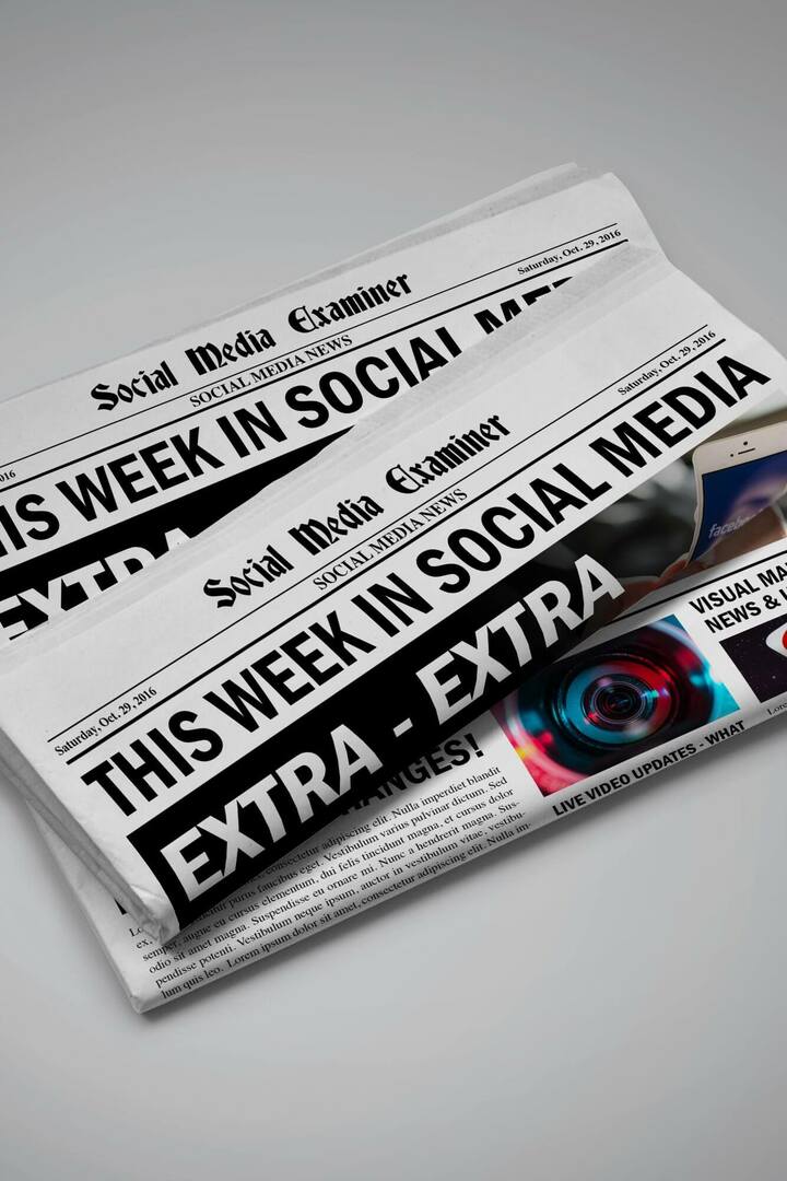 „YouTube“ išleidžia mobiliuosius pabaigos ekranus: šią savaitę socialiniuose tinkluose: socialinės žiniasklaidos ekspertas