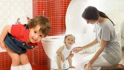 Kaip dėti sauskelnes vaikams? Kaip vaikai turėtų valyti tualetą? Tualeto treniruotės ..