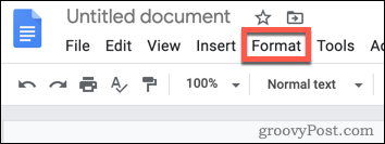 Formatuokite tekstą „Google“ dokumentuose