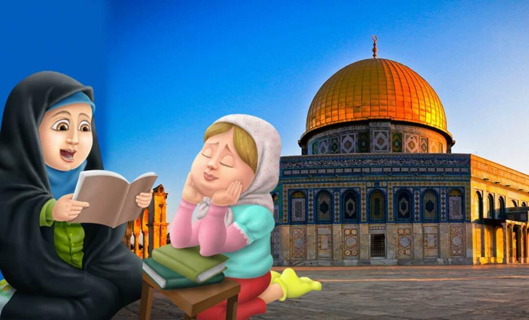 Kaip turėtume paaiškinti mūsų vaikams Jeruzalę, kurioje yra mūsų pirmoji kibla, Masjid al-Aqsa?