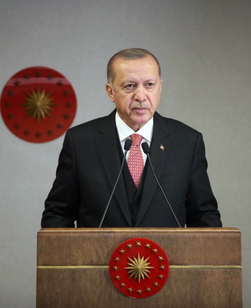 pirmininkas erdoğan kalbėjo po kabineto posėdžio