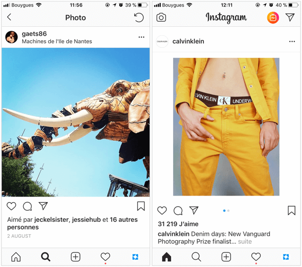 Kvadratinio „Instagram“ įrašo dydis turi būti 1080 x 1080 pikselių, kad sklaidos kanalo kokybė būtų geriausia, o pailgos „Instagram“ žinutės - 1080 x 1350 pikselių. 