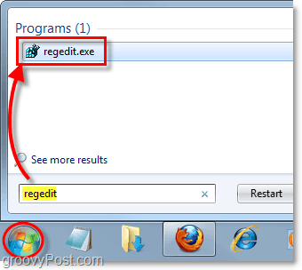 kaip paleisti registro rengyklę Windows 7
