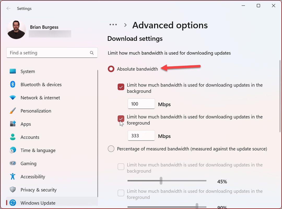 Apribokite pralaidumą, skirtą „Windows 11“.