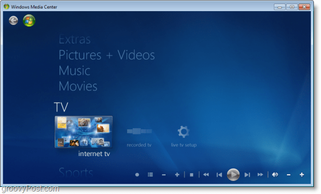 „Windows 7 Media Center“ - interneto televizija dabar veikia!
