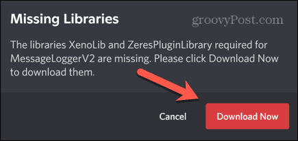 Discord atsisiuntimo bibliotekos