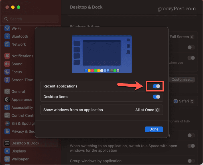 scenos tvarkyklės nustatymai naujausios programos