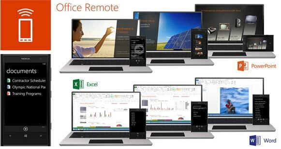 „Microsoft Office Remote“