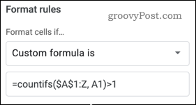 COUNTIFS formulė „Google“ skaičiuoklėse