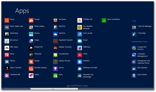 Rasti visas „Windows 8“ įdiegtas programas (atnaujinta 8.1)