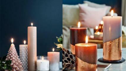 Kaip papuošti namus žvakėmis? žvakių dekoravimo idėjos
