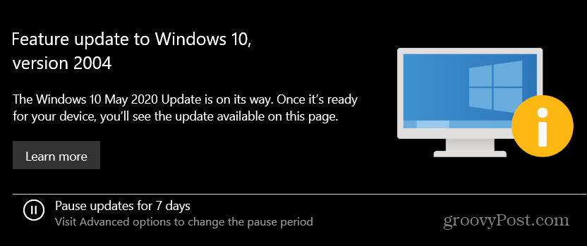 „Windows 10 2004“ pakeliui