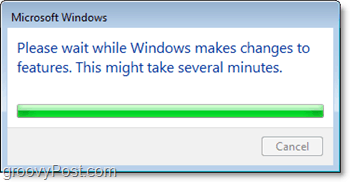 palaukite, kol „Windows 7“ išsijungs, ty8