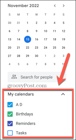 google kalendorius pasirinkite kalendorius