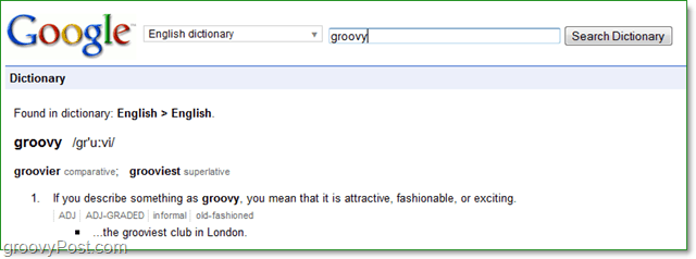 ieškokite sunkių žodžių naudodami „Google“ žodyną