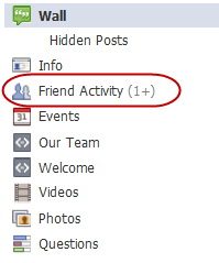 facebook puslapio draugo veikla