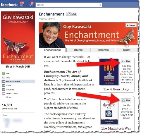 Guy Kawasaki - „Enchantment“ „Facebook“ puslapis