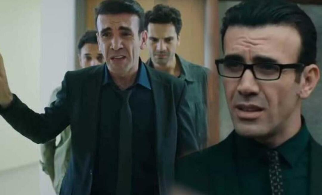 Atsisveikinimas su Mehmet Yılmaz Ak! Parso personažas, vaidinamas seriale Judgement...