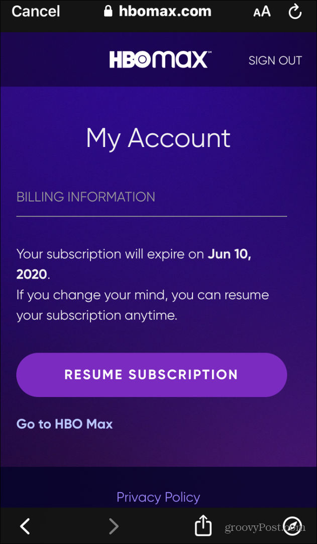  atnaujinti „hbo max“ prenumeratą