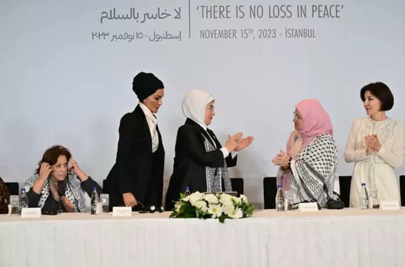 Viena širdis Palestinos lyderių žmonoms aukščiausiojo lygio susitikimo pranešimas spaudai